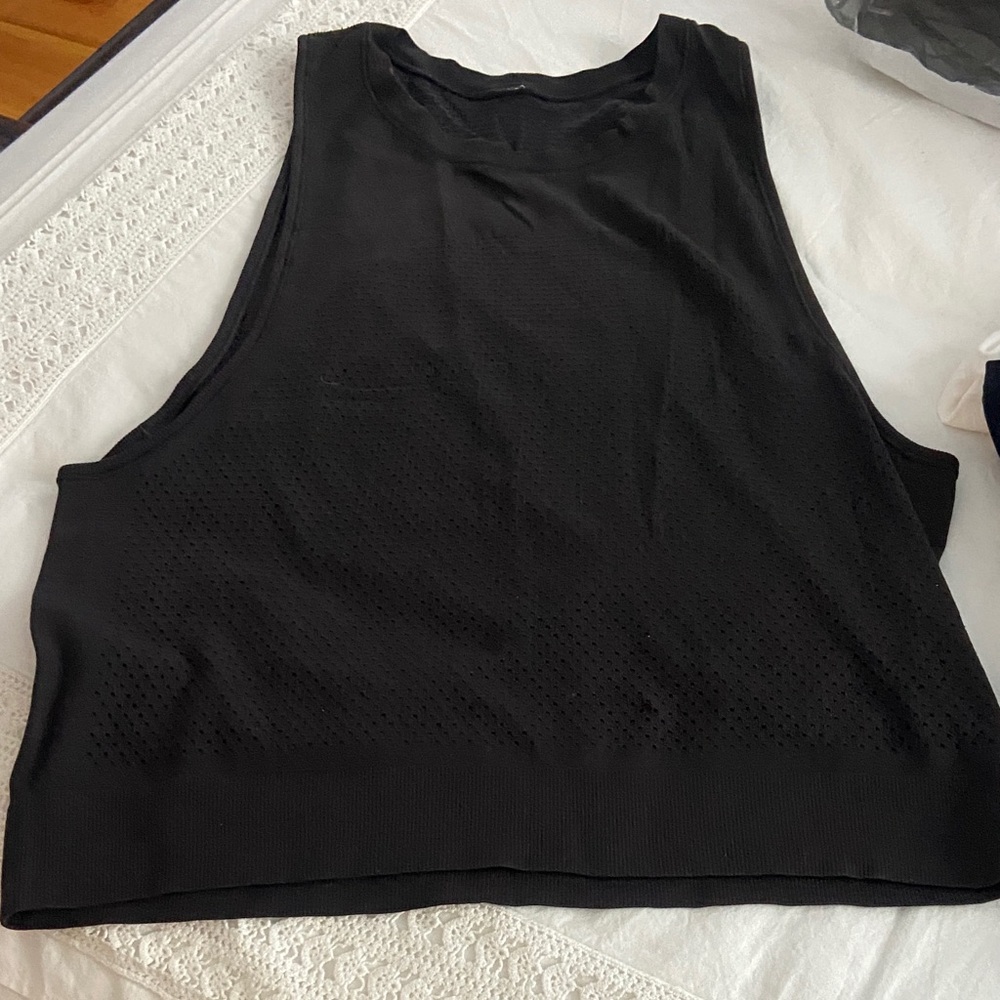 lululemon athletica Black Muscle Tee